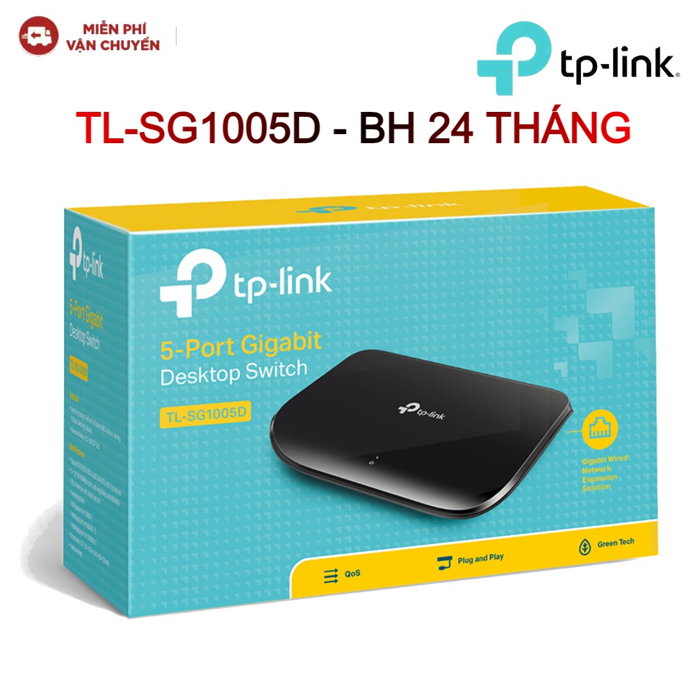 Thiết bị mạng Switch TP-Link TL-SG1005D 5-Port Gigabit
