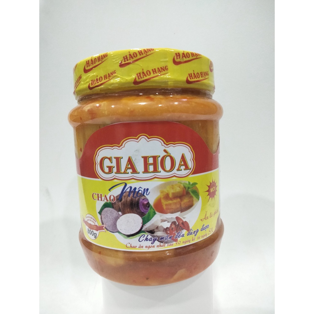 Chao môn ngon hiệu Gia Hòa, hũ đại 800g (chay mặn đều dùng được)