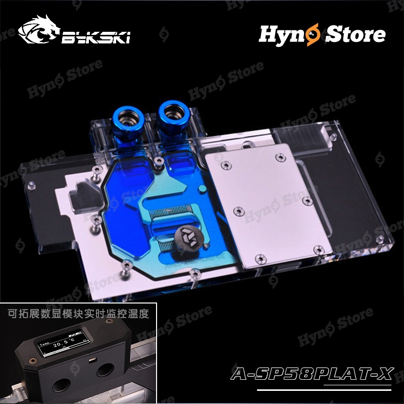 Block vga Bykski dành cho card Nitro 580 Tản nhiệt nước custom - Hyno Store