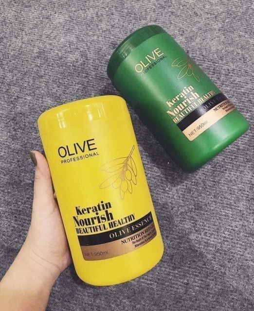 Kem Ủ Tóc OLIVE Keratin 950ml