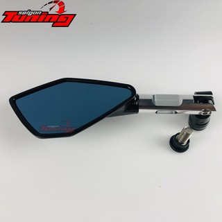 Kính trái chiếu hậu - Màu bạc Silver SaigonTuning