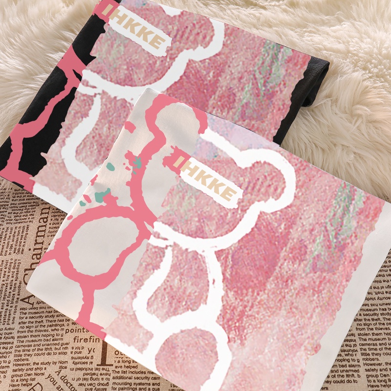 NUZIRO  Áo thun tay ngắn in họa tiết thời trang cho nữ