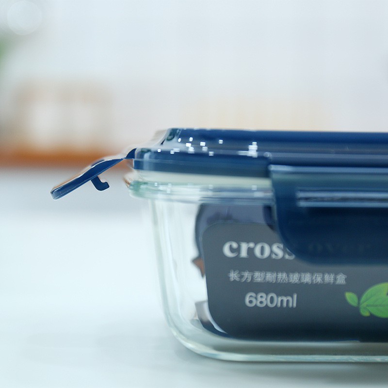 Combo hộp cơm thủy tinh 2 ngăn + 1 hộp thủy tinh 1 ngăn + túi đựng | BigBuy360 - bigbuy360.vn