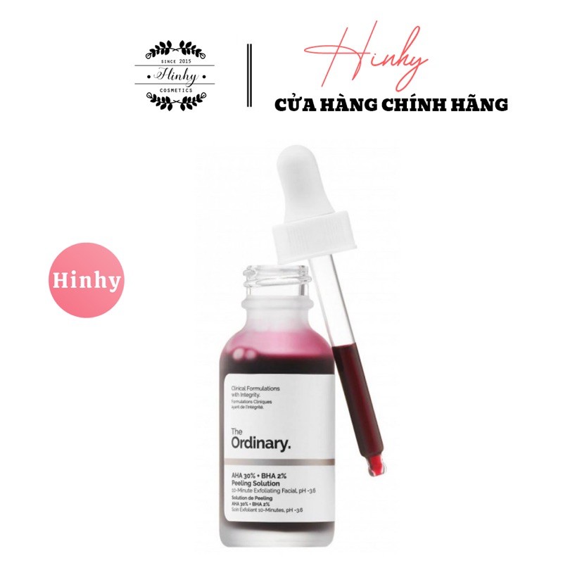 Serum Peel Da Hoá Học - The Ordinary AHA 30% + BHA 2% Peeling Solution