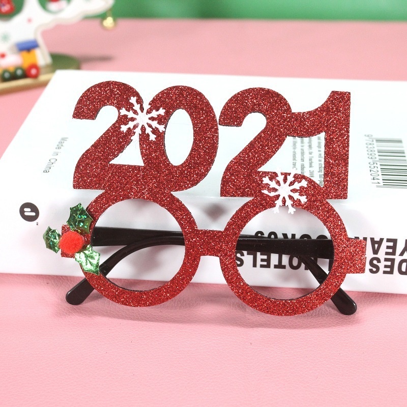 Mắt kính trang trí giáng sinh lấp lánh thời trang sáng tạo