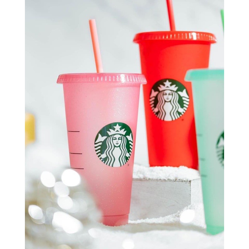 LY STARBUCKS - HOLIDAY GLITTER COLD CUP