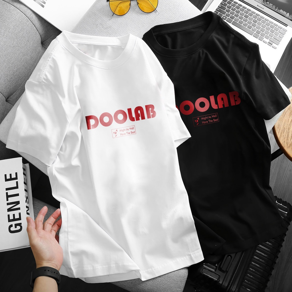 Áo phông cổ tròn nam nữ Tee Doolab Basic thun Unisex phong cách trẻ trung Hàn Quốc _ AKC20