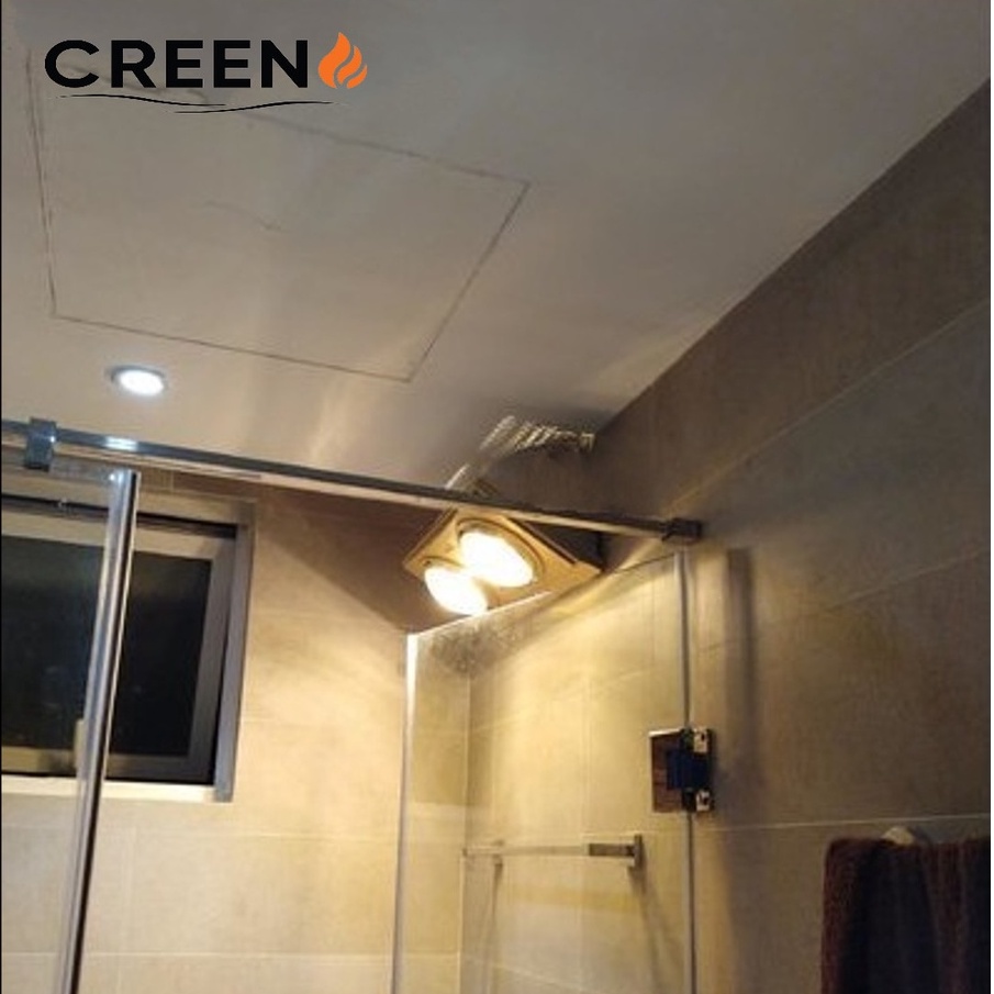 Đèn Sưởi Nhà Tắm Mùa Đông CREEN Chống Lóa, Chống Bỏng, Chống Thấm Nước