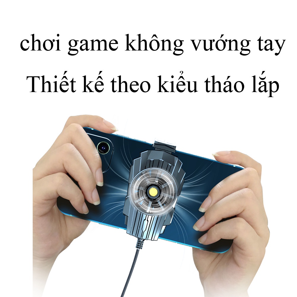 Quạt tản nhiệt gaming điện thoại Tản Nhiệt Điện Gaming Thoại Làm Lạnh Ngay Lập Tức GT06 Giảm Nhiệt Độ Tăng Hiệu Năng