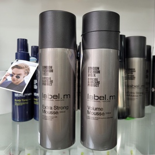 KEO BỌT GIỮ NẾP TÓC LABEL.M EXTRA STRONG MOUSSE HOẶC VOLUME MOUSSE PHỒNG 200ML