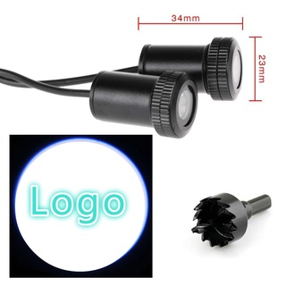 Bộ 2 đèn led laser chiếu logo gắn cửa xe hơi mitsubishi