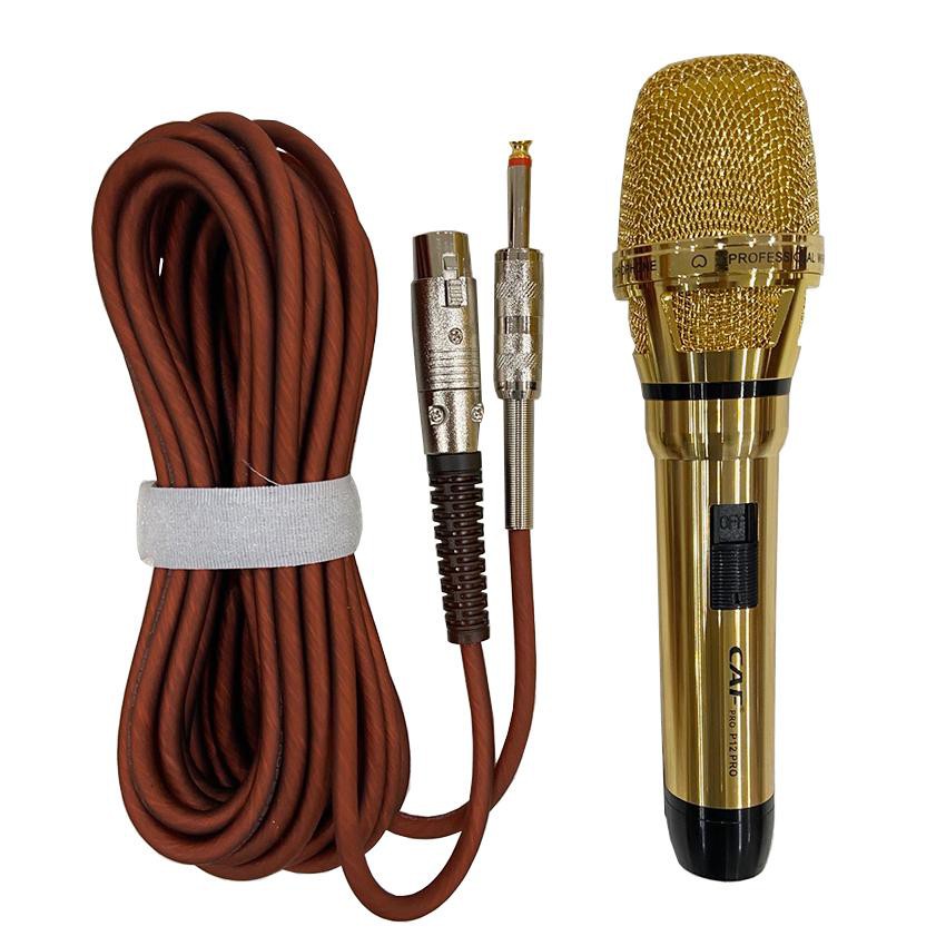 Micro có dây CAF P12 Pro - Micro karaoke giá rẻ, chống hú tốt - Bảo hành 12 tháng