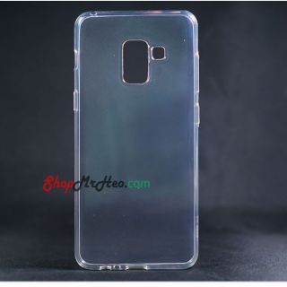 Ốp lưng dẻo galaxy a8 2018 mỏng trong suốt