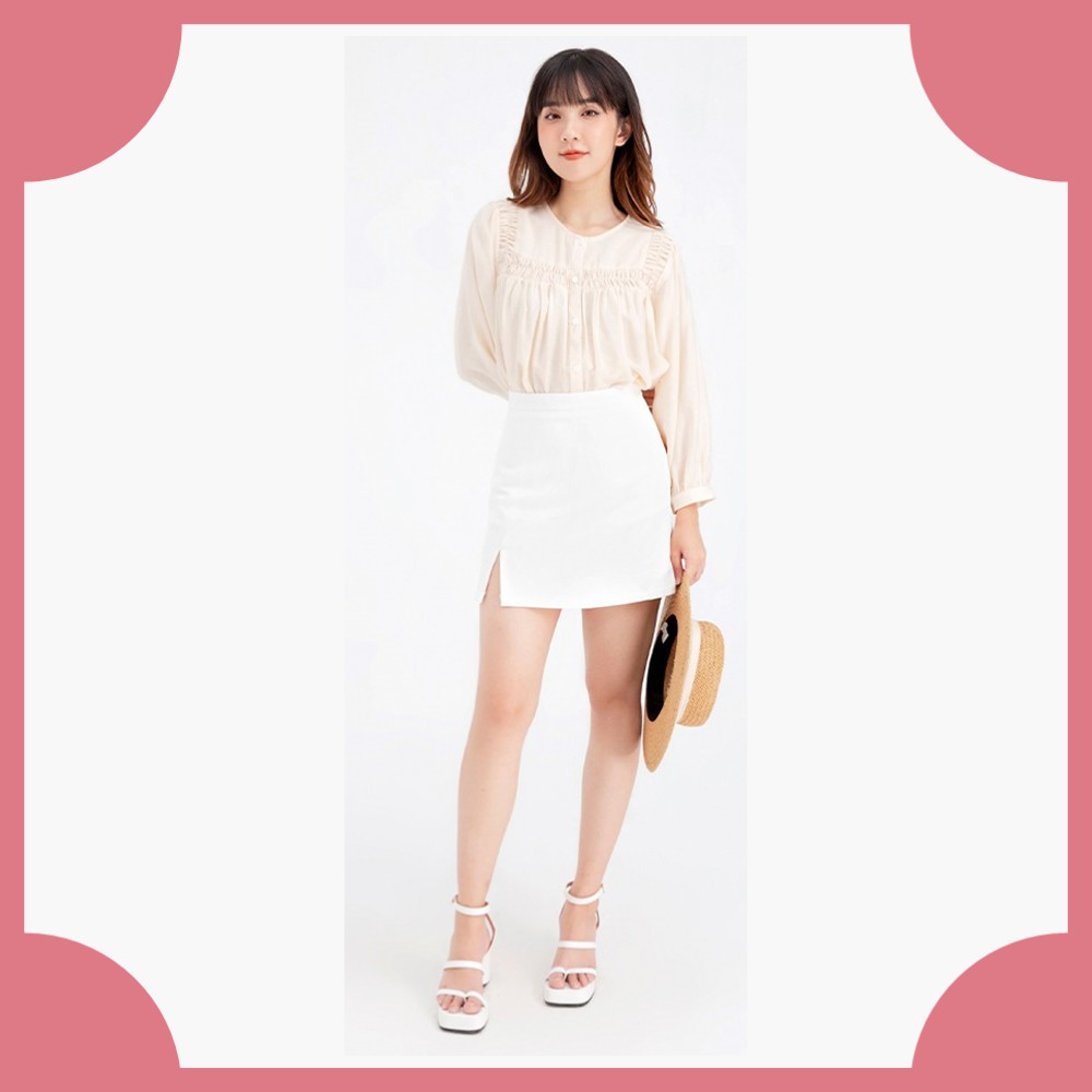 Combo Sơ mi nữ + Chân váy 2HAND Mã 287 - Khách đặt hàng Livetream