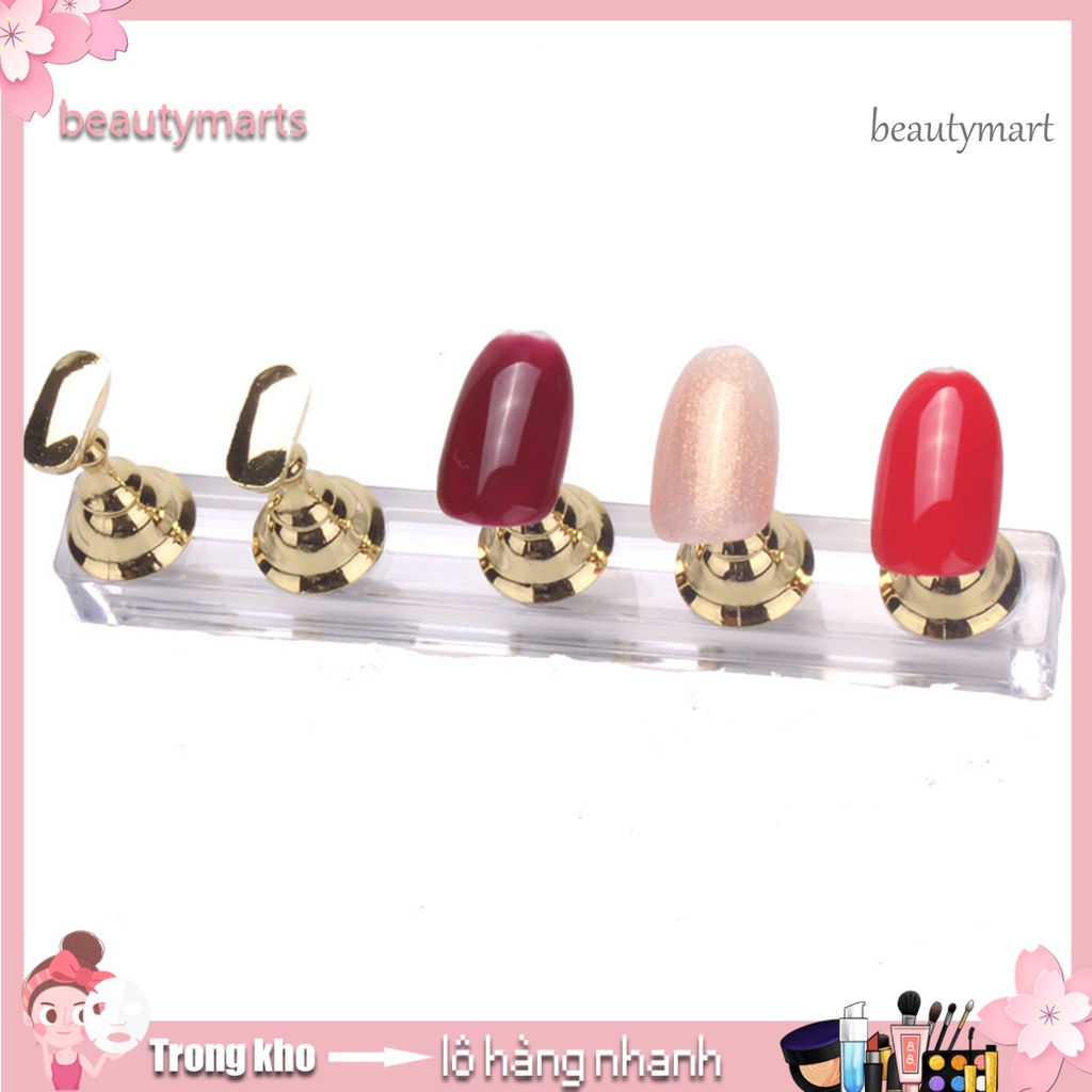 [Hàng mới về] Giá đỡ trưng bày móng tay thiết kế hình bàn cờ vua làm từ kim loại sử dụng tiện lợi