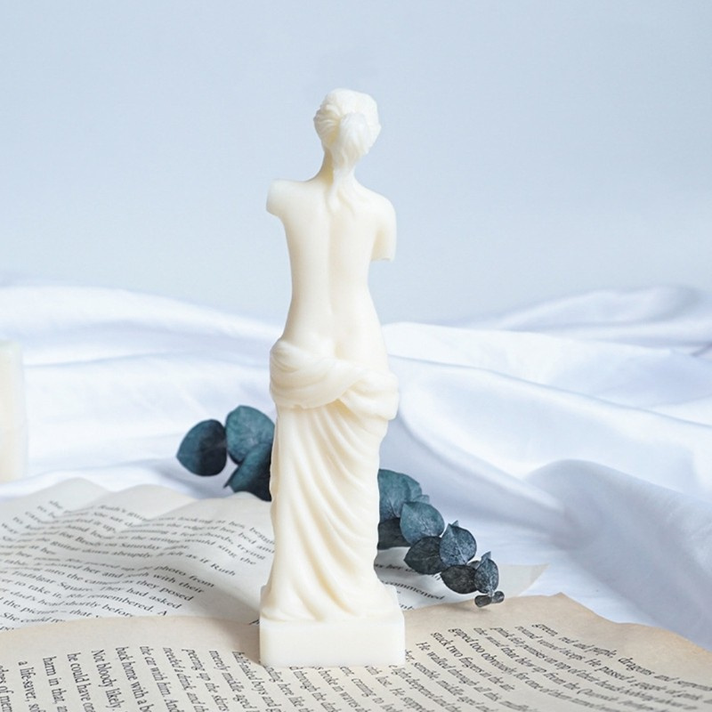 Khuôn silicone đúc làm nến thơm DIY resin epoxy tạo hình cơ thể người Venus nghệ thuật