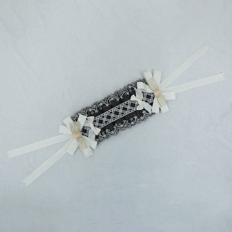 Cài Tóc Phối Ren Tua Rua Phong Cách Lolita Xinh Xắn