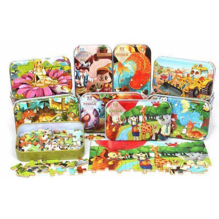 Ghép hình puzzle 60 chi tiết