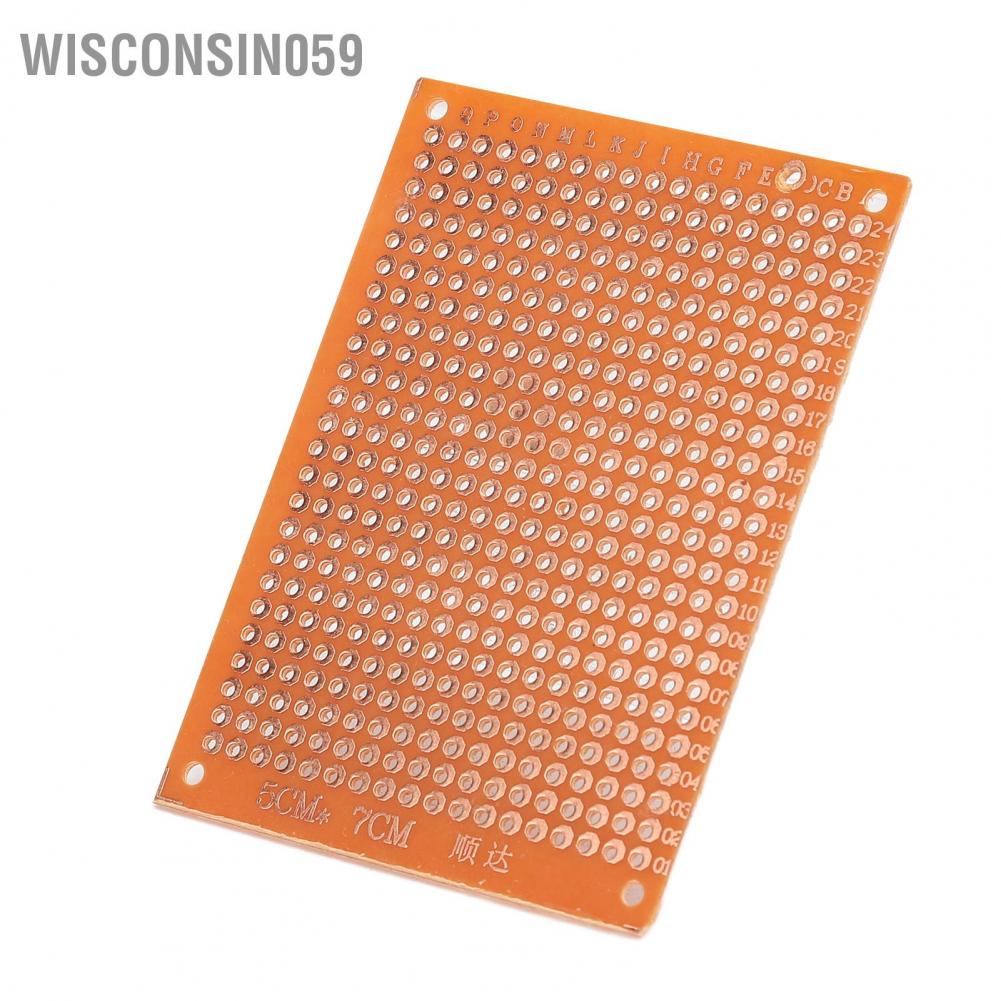Wisconsin059 20Pcs Prototype Board Insulated High Temperature Resistant Good Electrical Performance Universal DIY Circuit