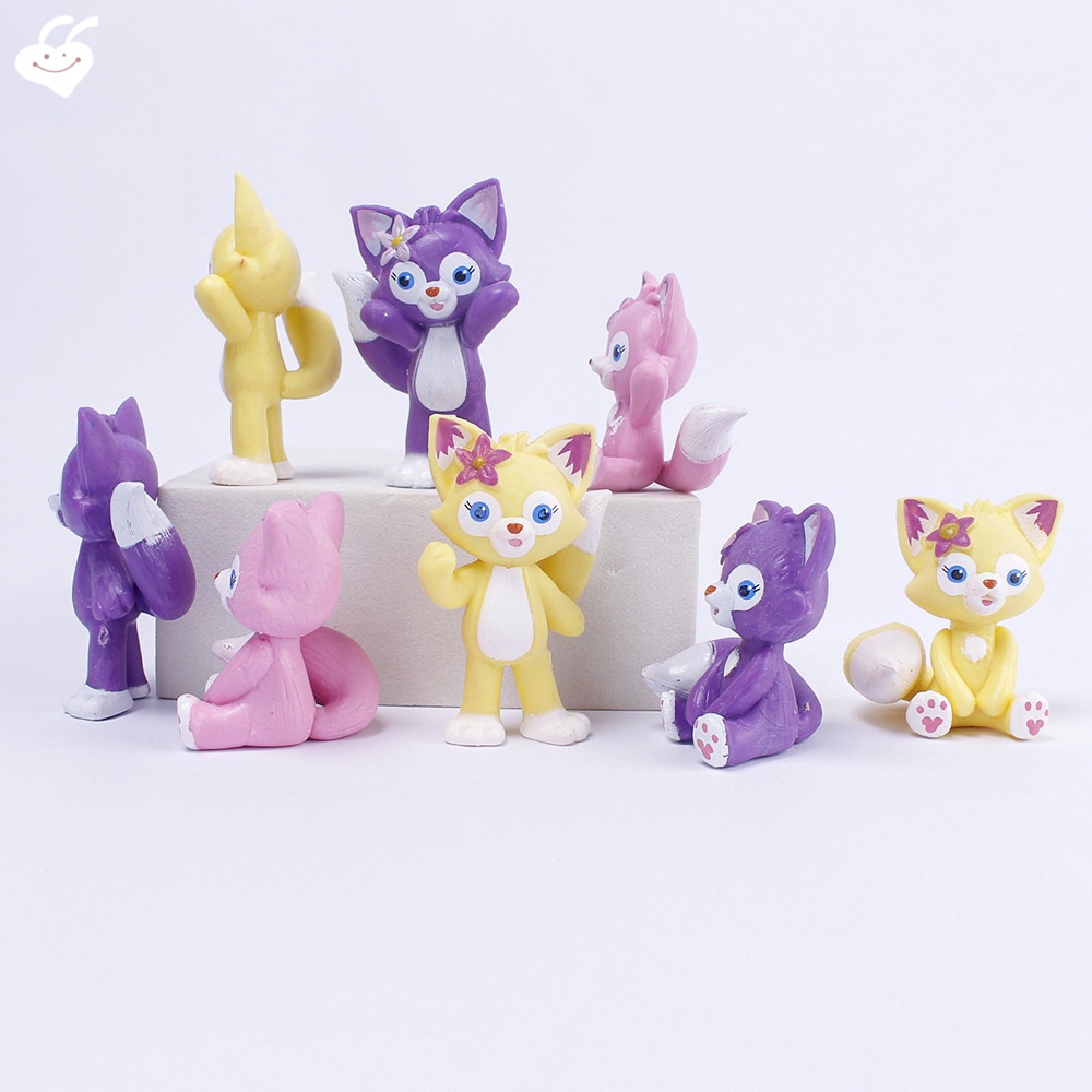 Set 8 Mô Hình Đồ Chơi Nhân Vật Hoạt Hình LinaBell Dễ Thương Dành Cho Bé