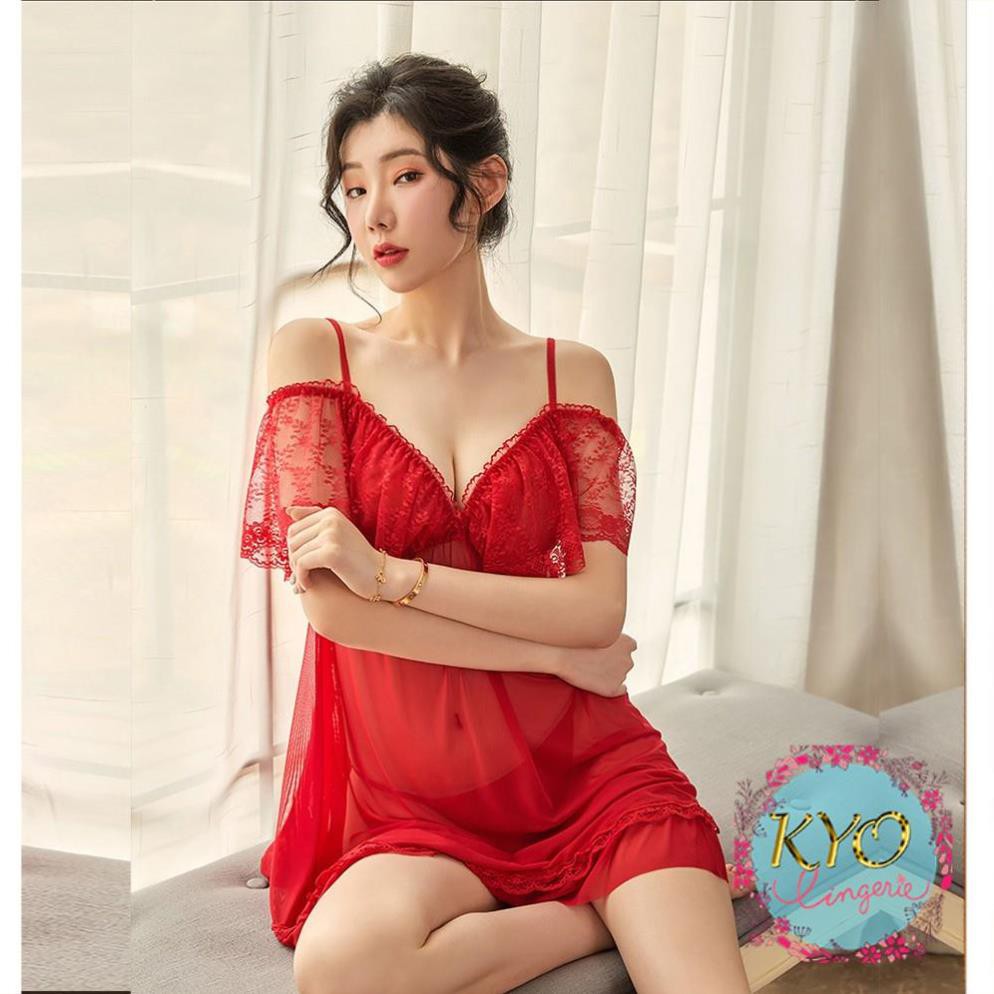 [ Mới 2020 - LOẠI I] ❤HOT 2020 ❤ váy ngủ thun lưới ren -đầm ngủ sexy cao cấp B1040 | BigBuy360 - bigbuy360.vn