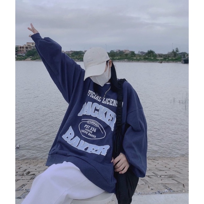 Áo nỉ swt cổ tròn PACKER nỉ ngoại dày mịn (annstore_ảnh thật)