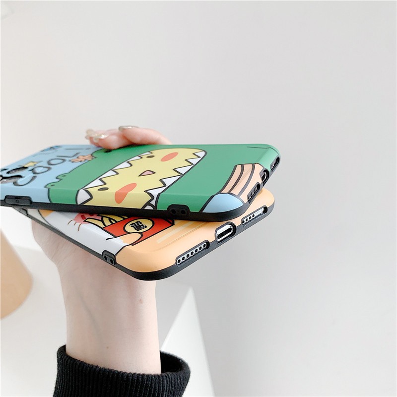 Ốp lưng iphone Crocodile Cat IMD dày dặn viền nổi 5/5s/6/6plus/6s/6splus/7/7plus/8/8plus/x/xs/11/12/pro/max/plus/promax | BigBuy360 - bigbuy360.vn