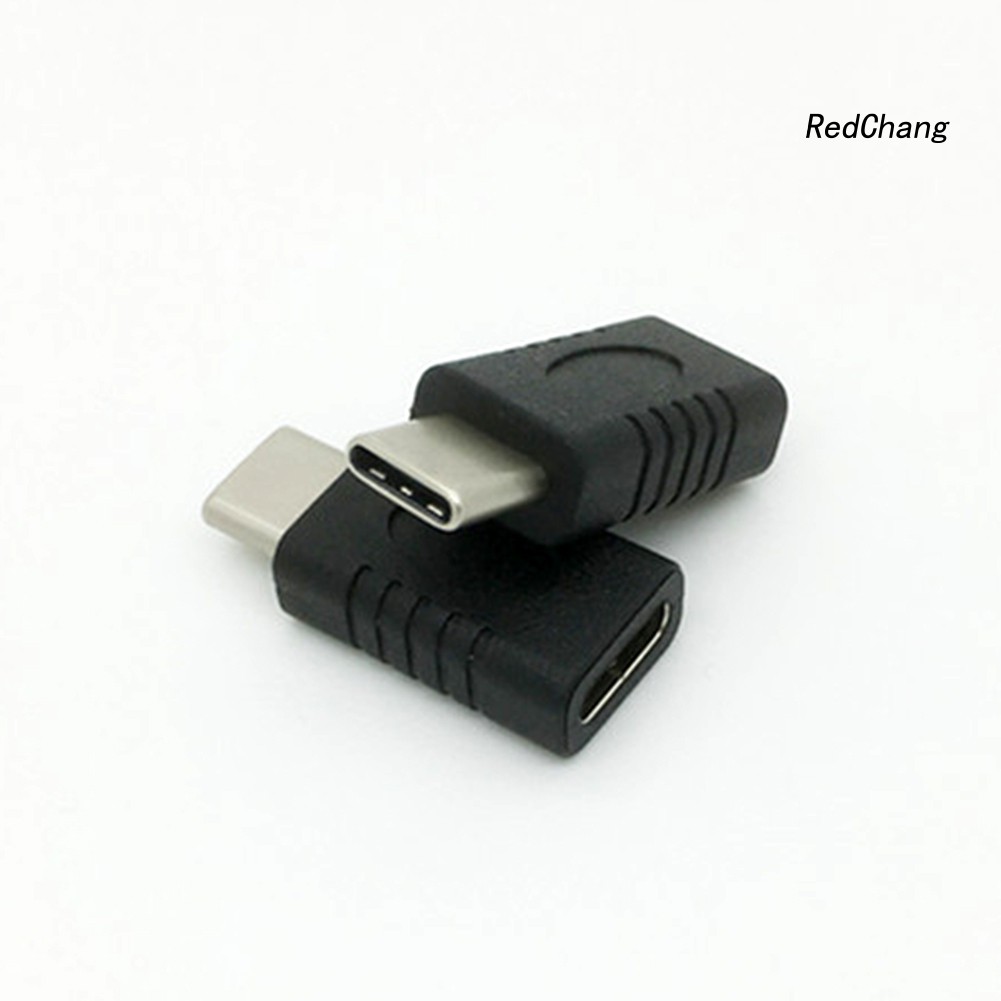 -SPQ- USB 3.1 Type-C Male to Female Adapter Connector Data Extension Converter Plug