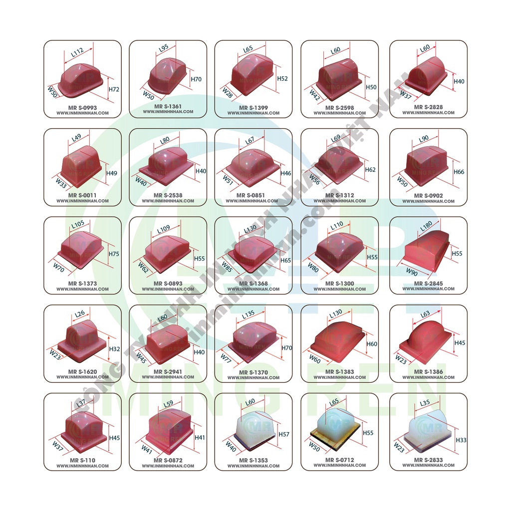 ĐẦU IN DÙNG CHO IN TAMPON