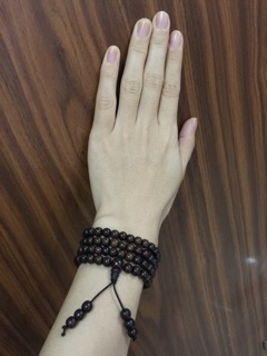 Tràng hạt gỗ mun 108 hạt 6 li