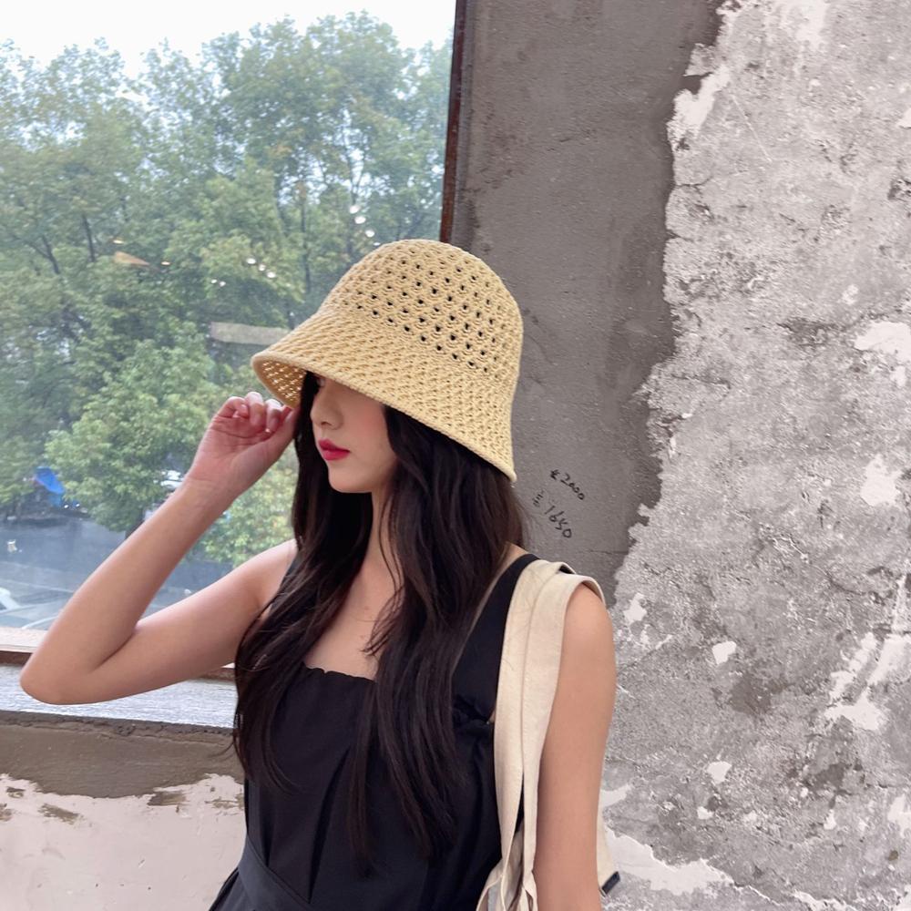 Nón Cối Chống Nắng Màu Sắc Ngọt Ngào Thời Trang Đi Biển Cho Nữ