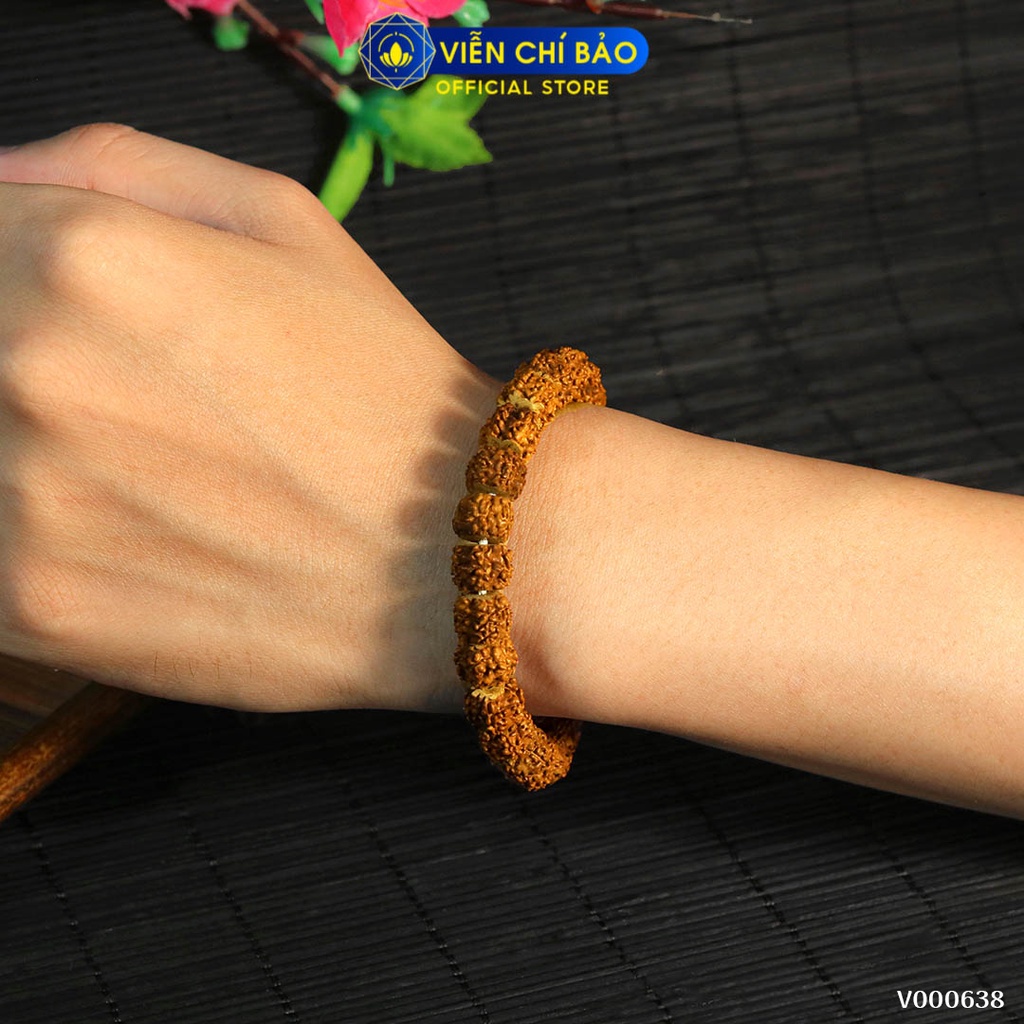 Vòng tay bồ đề tâm trơn thời trang phụ kiện trang sức Viễn Chí Bảo V000638