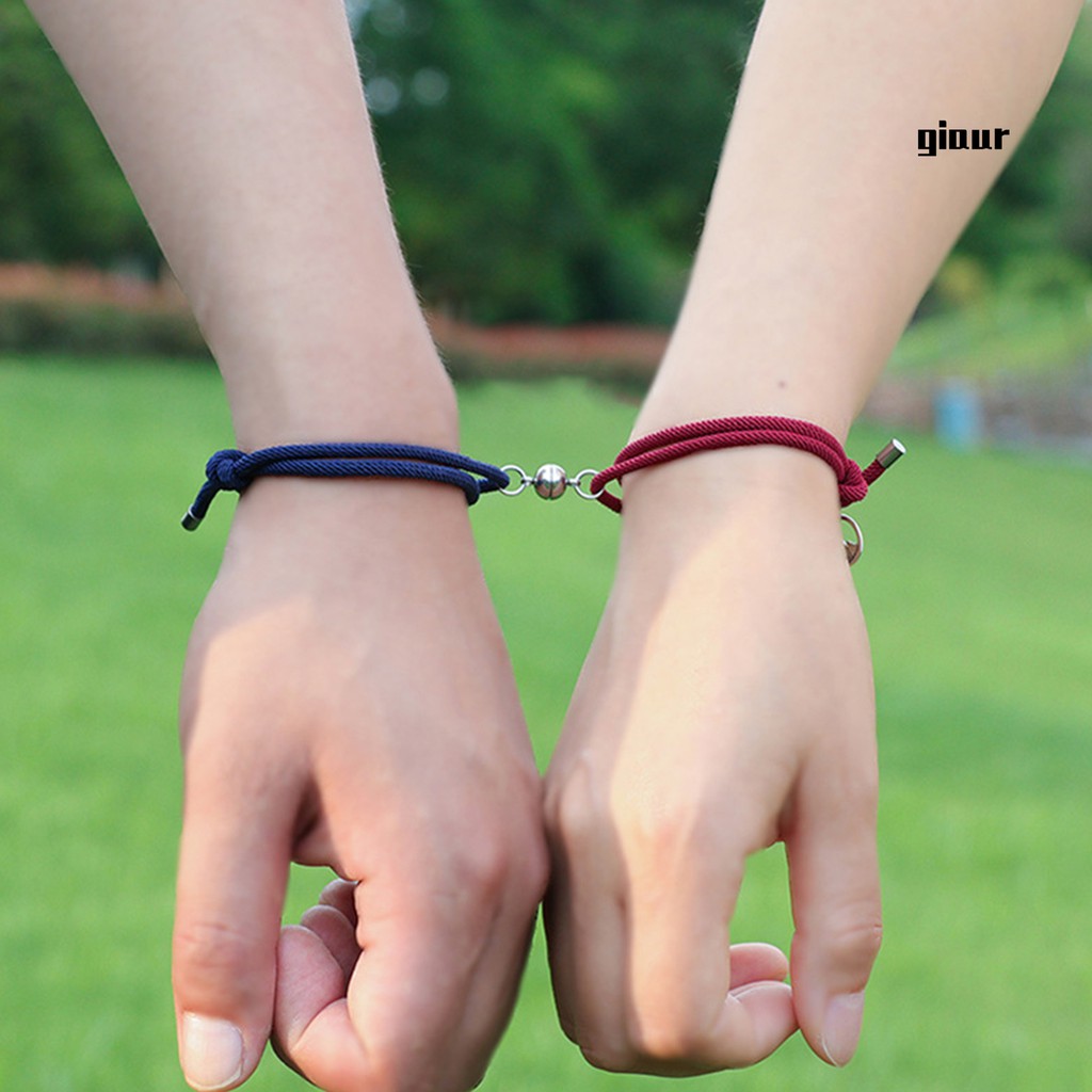 Set 2 Vòng Tay Bện Dây Cho Cặp Đôi