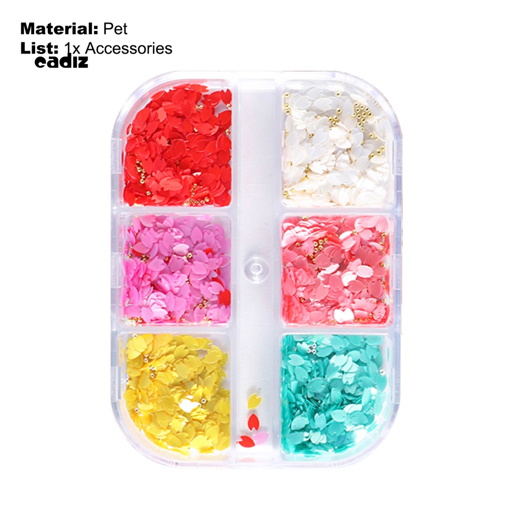 Phụ Kiện Trang Trí Móng Tay Hình Cánh Hoa 3D Xinh Xắn Chống Thấm Nước