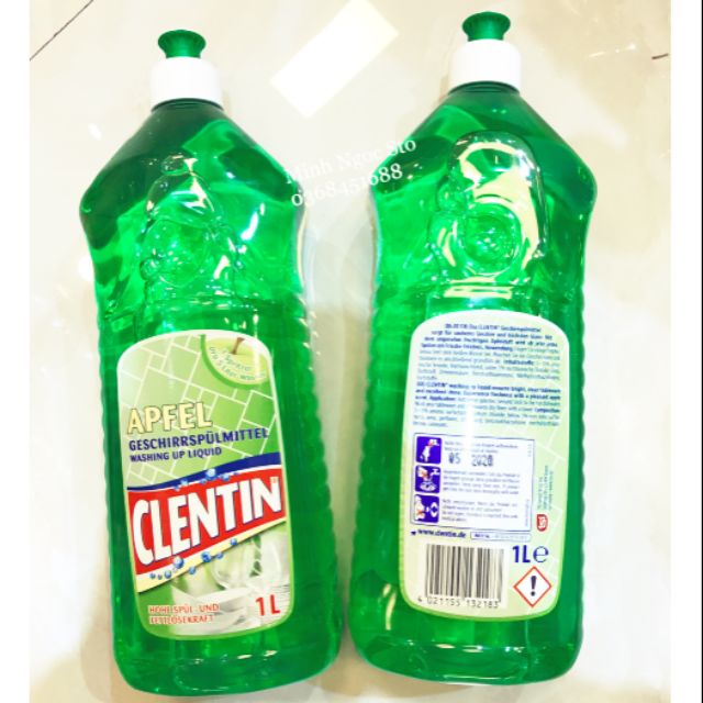 Nước rửa chén bát Clentin Đức