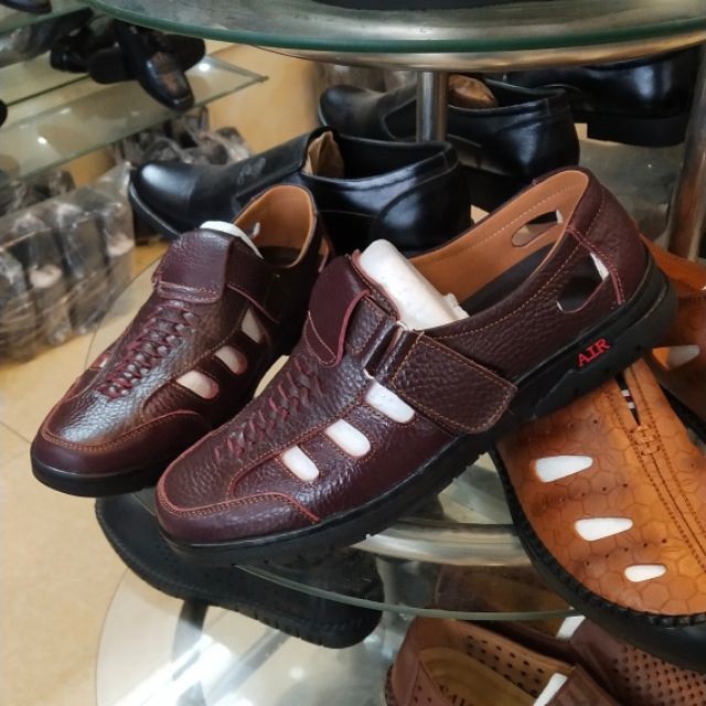 Giày rọ nam da bò quai to  Hàng VNXK