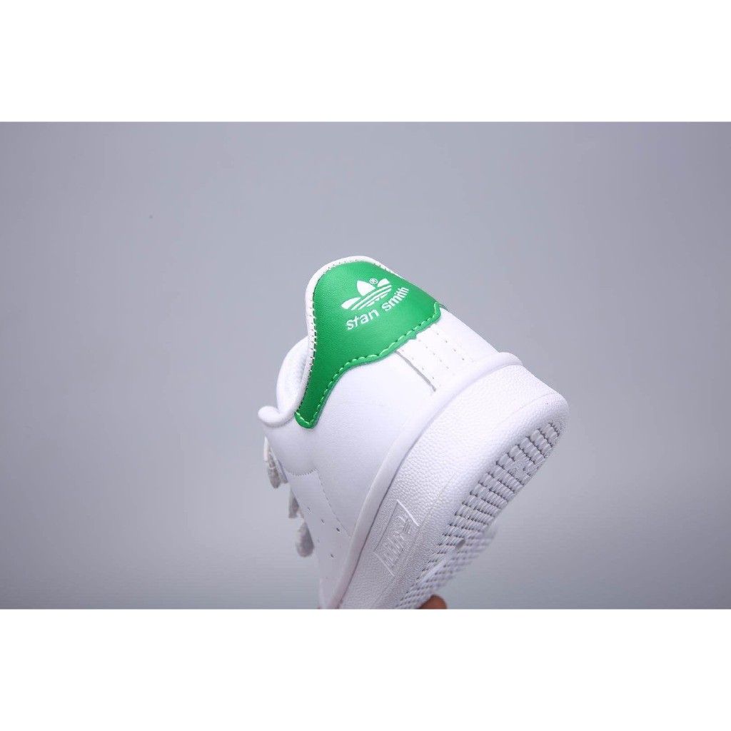 100% nguyên bản Adidas Stan Smith cho giày trẻ em màu xanh lá cây