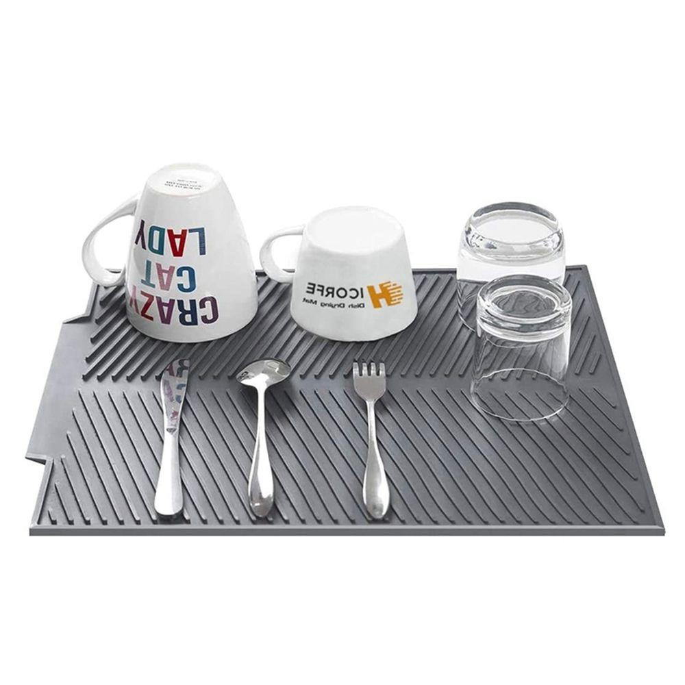 Tấm Lót Silicone Phơi Khô Chén Đĩa Chống Trượt