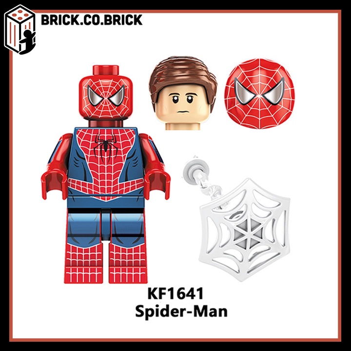 Spider Man No Way Home Minifigures Đồ Chơi Lắp Ráp Siêu Anh Hùng Người Nhện và Tiến Sĩ Bạch Tuộc KF6153
