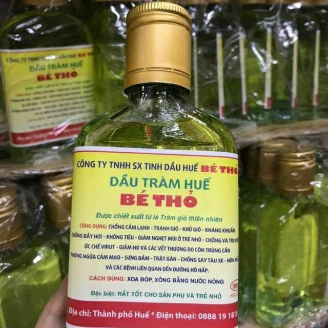 Dầu tràm huế Bé Thỏ 100% nguyên chất