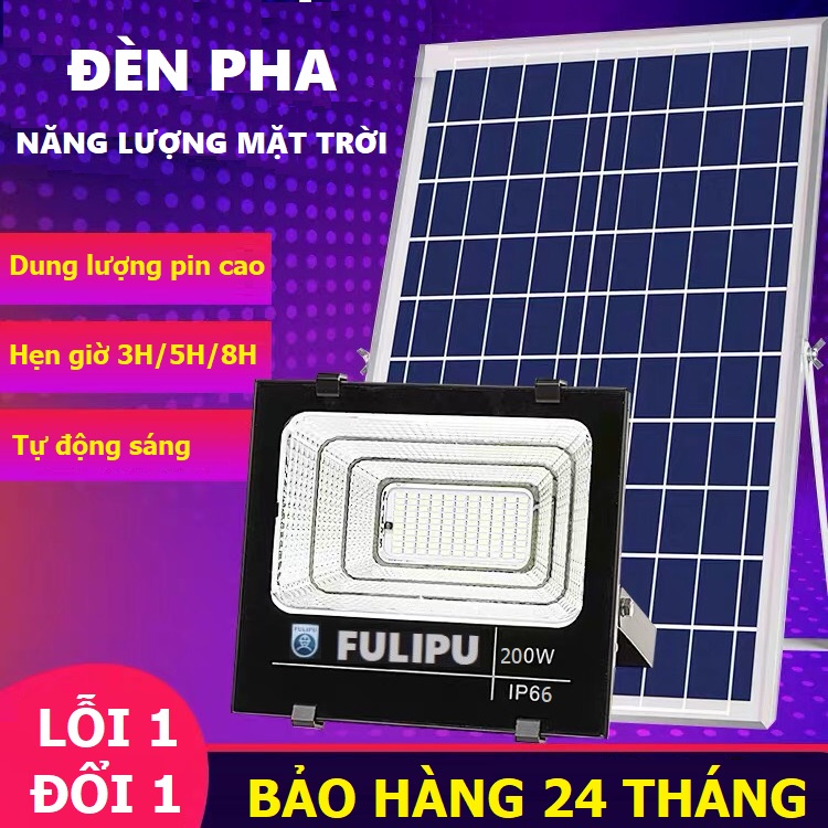 Đèn led pha năng lượng mặt trời 200w/100w/60w