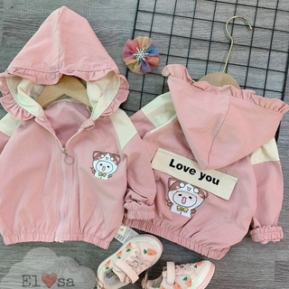 Áo khoác kaki cho bé gái cực xinh