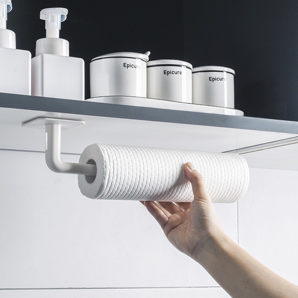 Giá Đỡ Cuộn Giấy Vệ Sinh / Dây Buộc Tóc Đa Năng Tiện Dụng Cho Nhà Bếp