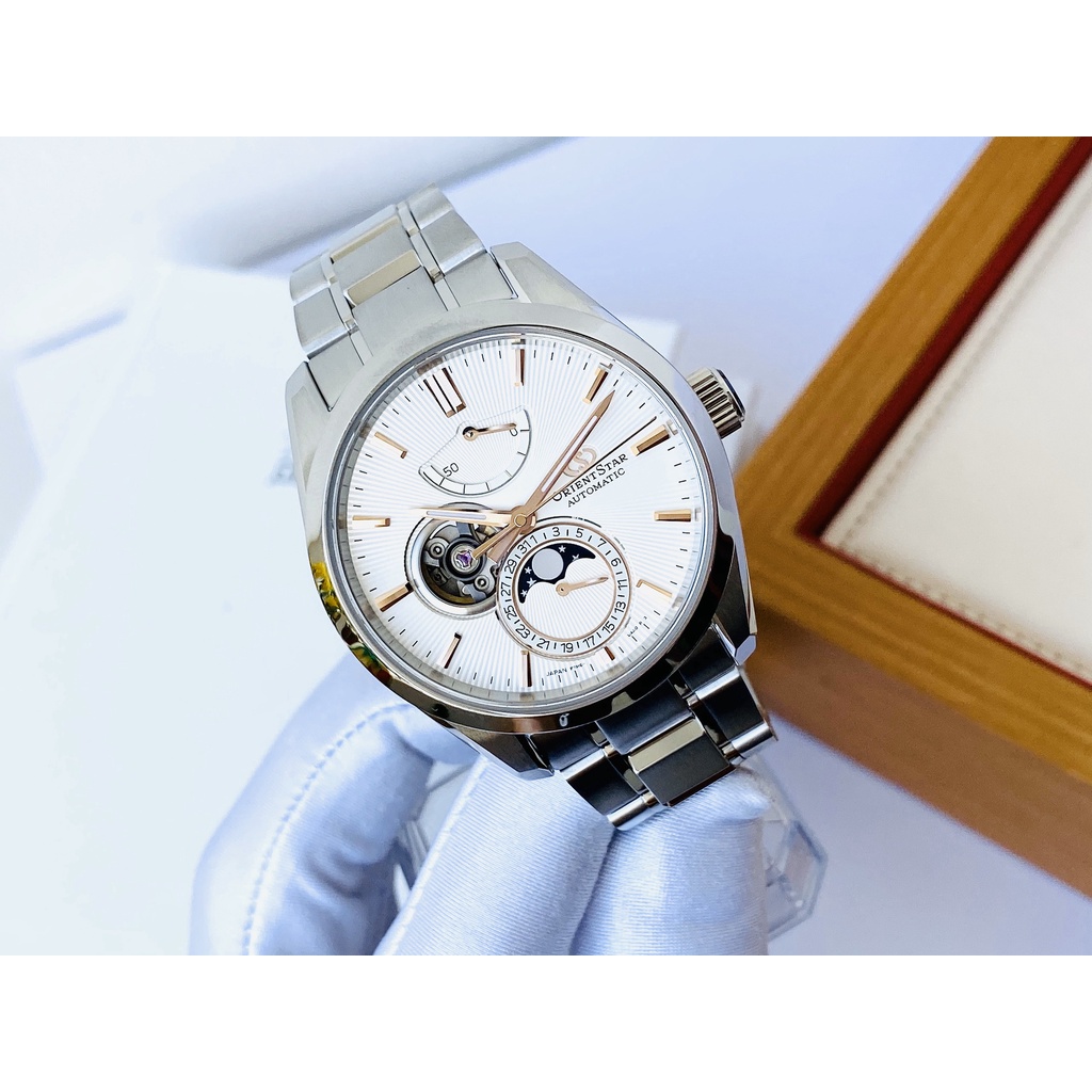 Đồng hồ nam ORIENT STAR MOONPHASE RE-AY0003S00B chính hãng