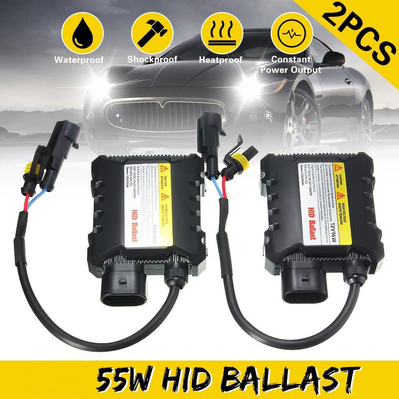 55W HID Bi Xenon 12V Digital Ballast for H1 H3 H3C H4-1 H4-2 H7 9005