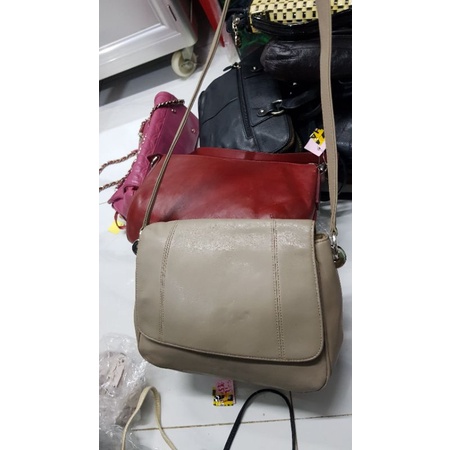 Túi si da thật chị Thư