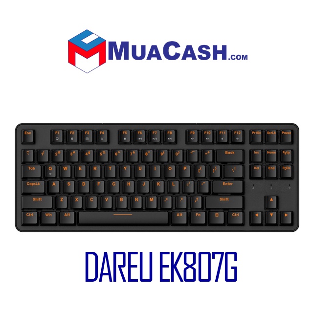 Bàn phím cơ không dây DareU EK807G Wireless Blue brown Switch chính hãng