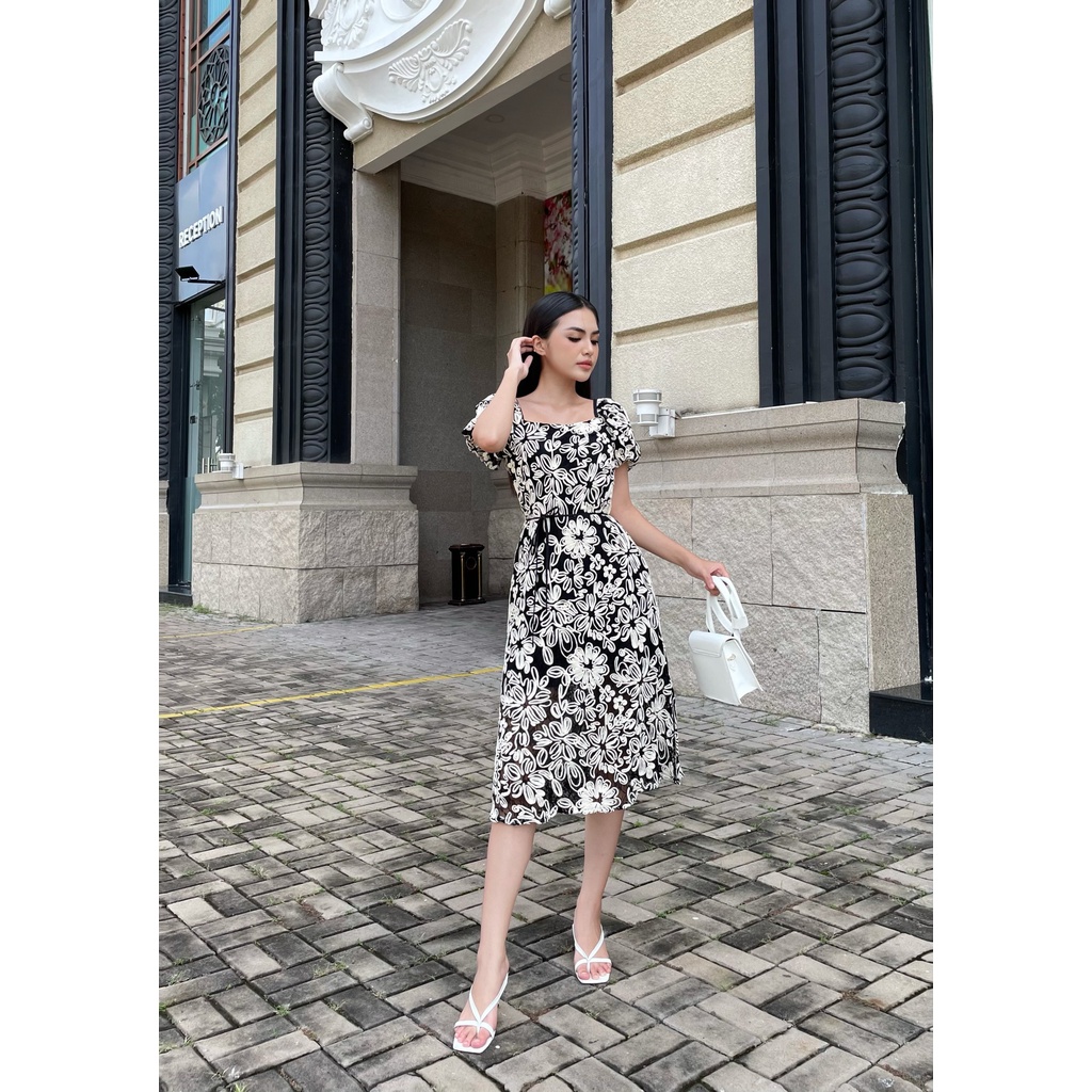 OLV - Đầm Josie Puff Sleeves Dress