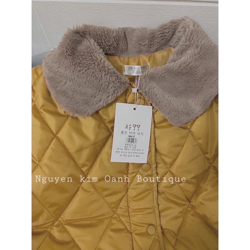 (SALE SỐC) Áo Khoác Phao Nữ Cổ Lông - Hàng Quảng Châu - NKO Store - Áo mùa lạnh | BigBuy360 - bigbuy360.vn