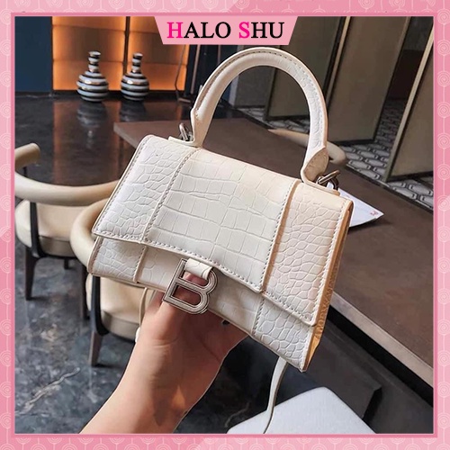 Túi xách tay, đeo chéo khoá chữ B Ngọc Trinh HALO SHU MÃ DX019